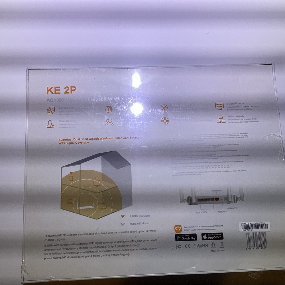 PHICOMM KE 2P Wireless Router - Picture 2 of 2